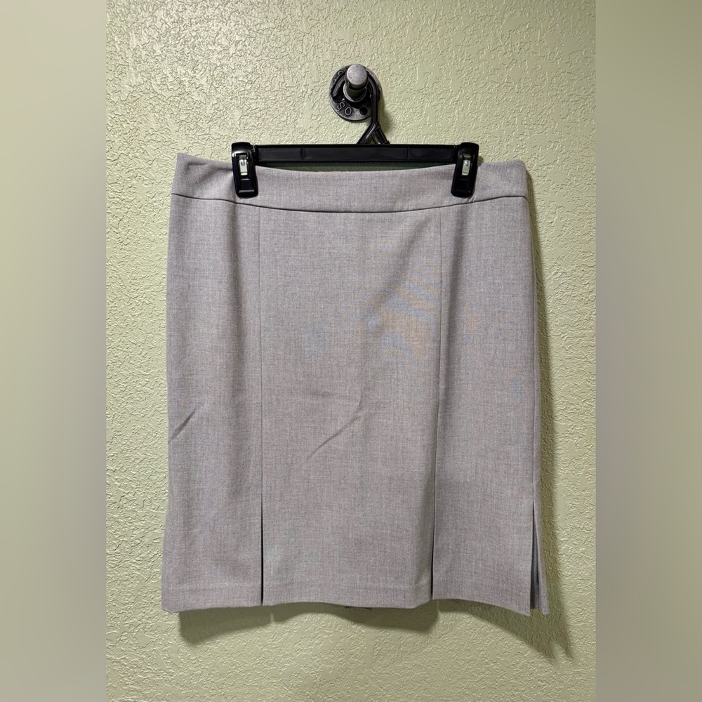 Talbots Light Gray Pencil Skirt